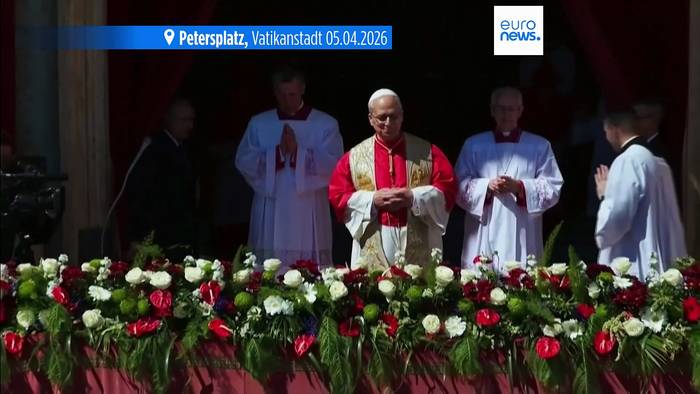 News video: Osterbotschaft von Papst Leo XIV.: 